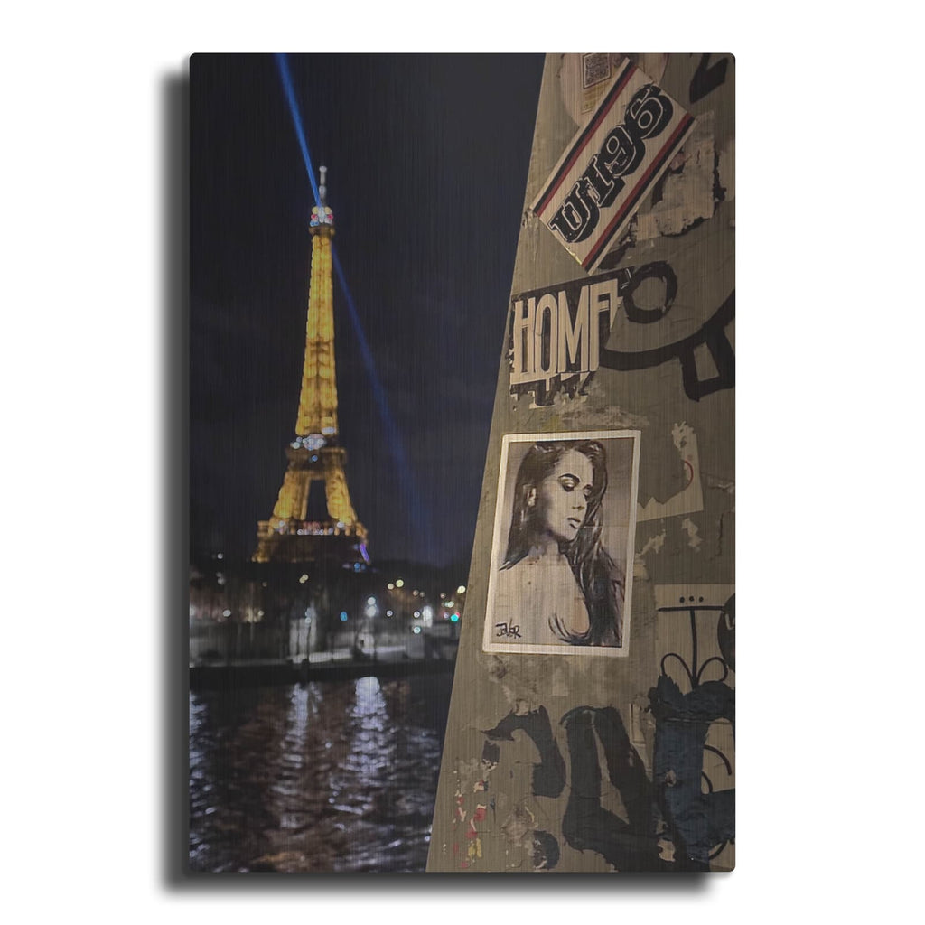 'Paris Stick' by Loui Jover – Metal Wall Art