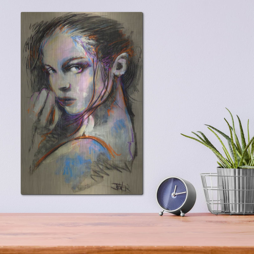 'Power In One' by Loui Jover – Metal Wall Art, 12x16 room view