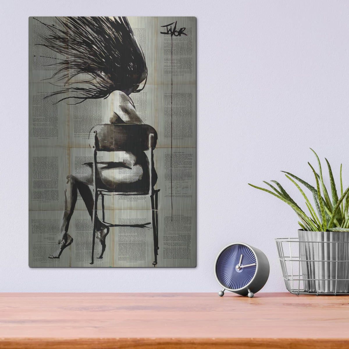 'Power N Passion' by Loui Jover – Metal Wall Art, 12x16 room view