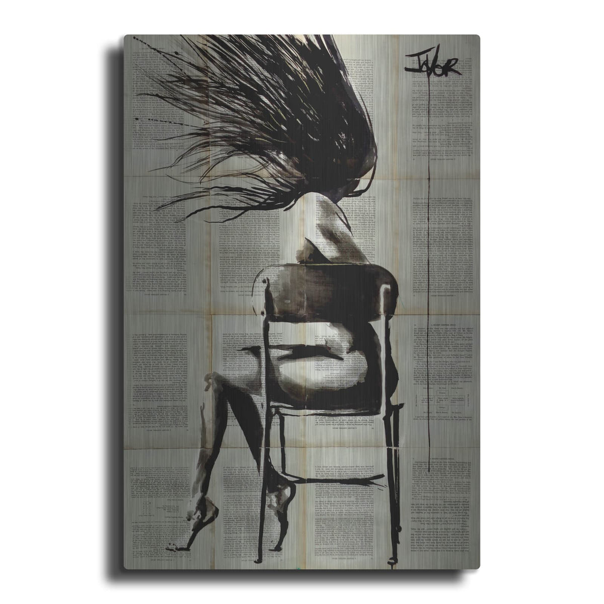 'Power N Passion' by Loui Jover – Metal Wall Art