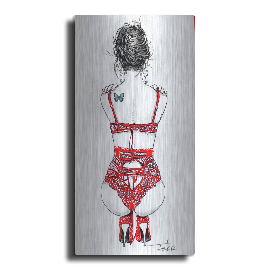 'Prim And Proper' by Loui Jover – Metal Wall Art