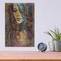 'Rhythm Of Life' by Loui Jover – Metal Wall Art, 12x16 room view