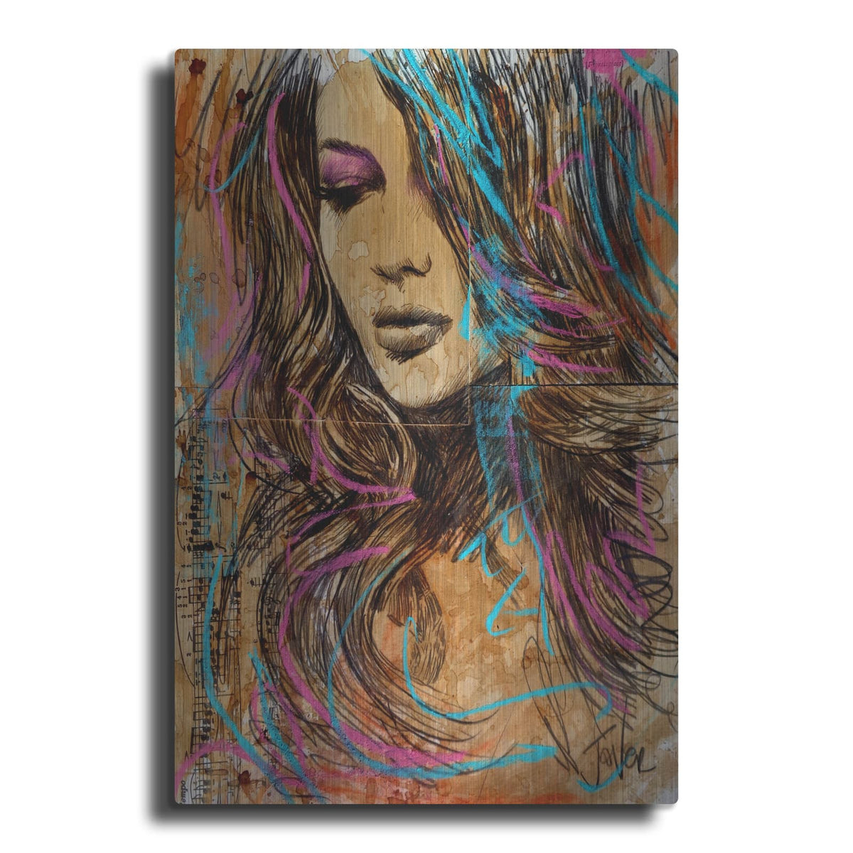 'Rhythm Of Life' by Loui Jover – Metal Wall Art