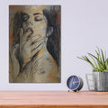 'Savour And Desire' by Loui Jover – Metal Wall Art, 12x16 room view