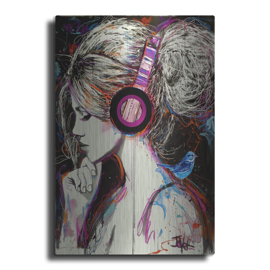 'Sound Waves' by Loui Jover – Metal Wall Art