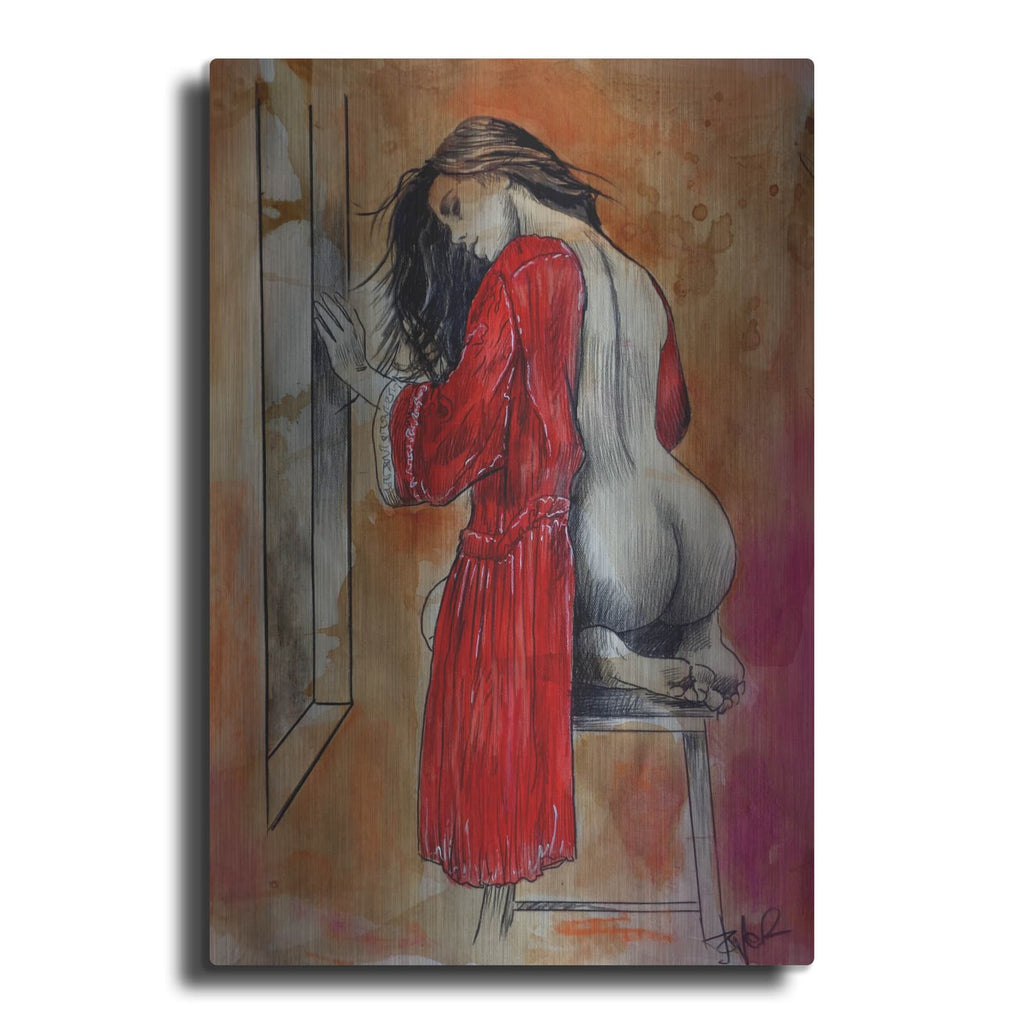 'The Window' by Loui Jover – Metal Wall Art