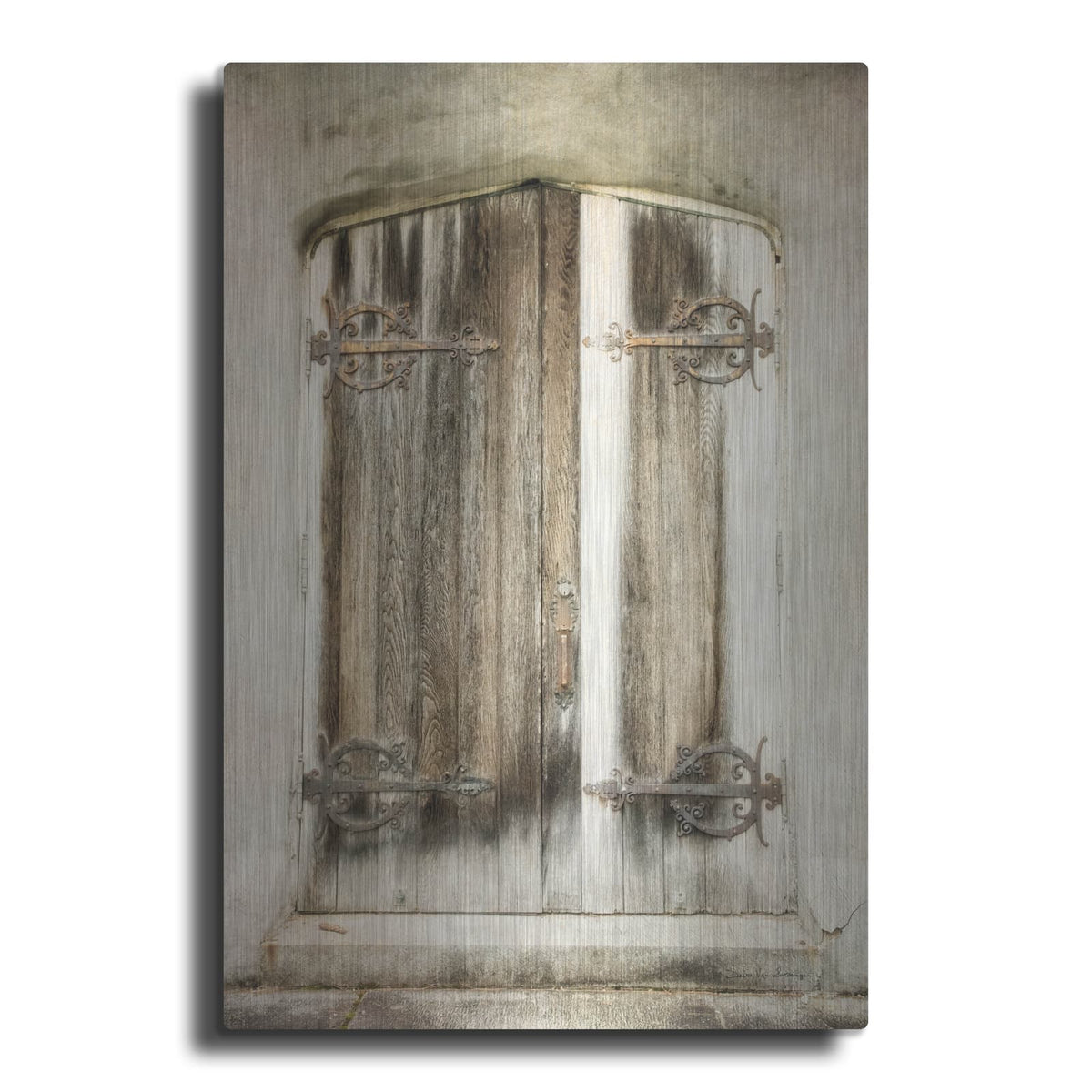 'Rustic Door' by Debra Van Swearingen – Metal Wall Art