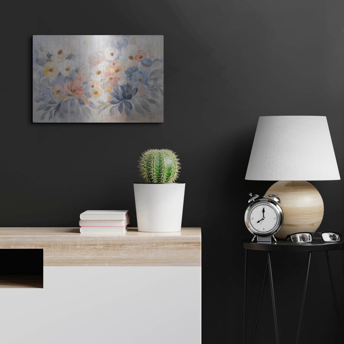 'Among The April Flowers' by Silvia Vassileva – Metal Wall Art, 24x16 room view
