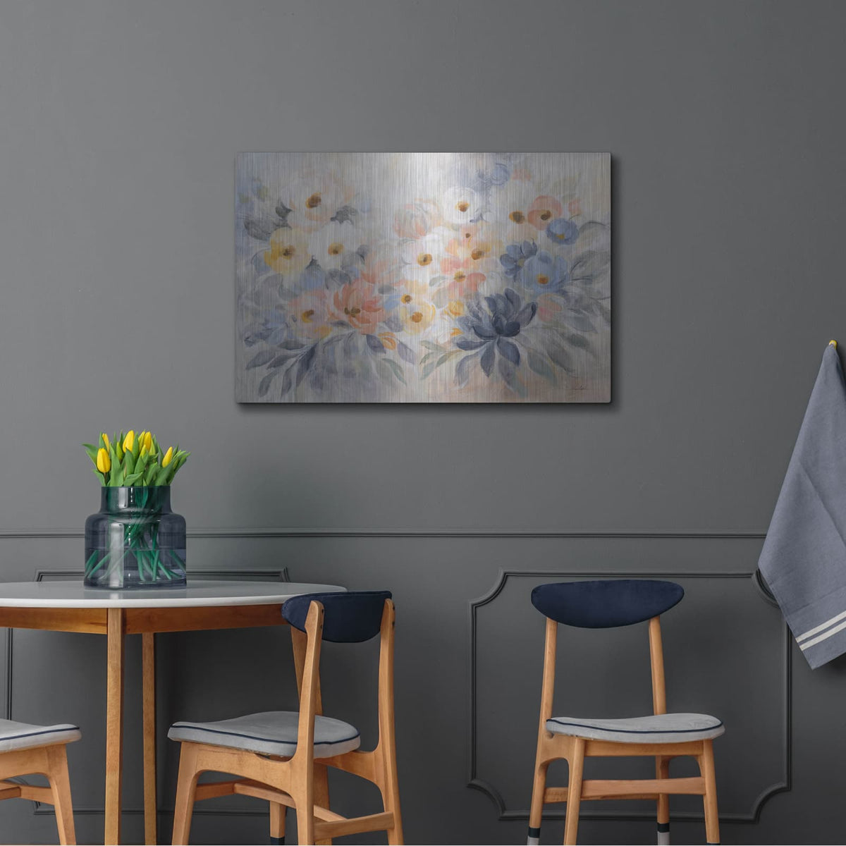 'Among The April Flowers' by Silvia Vassileva – Metal Wall Art, 36x24 room view
