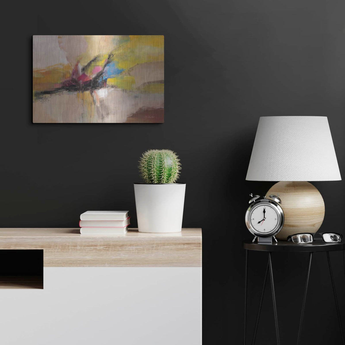 'April Skylight' by Silvia Vassileva – Metal Wall Art, 24x16 room view