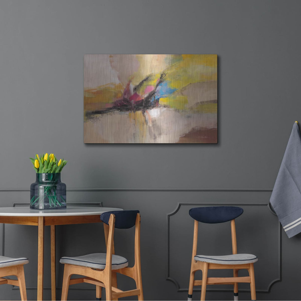 'April Skylight' by Silvia Vassileva – Metal Wall Art, 36x24 room view