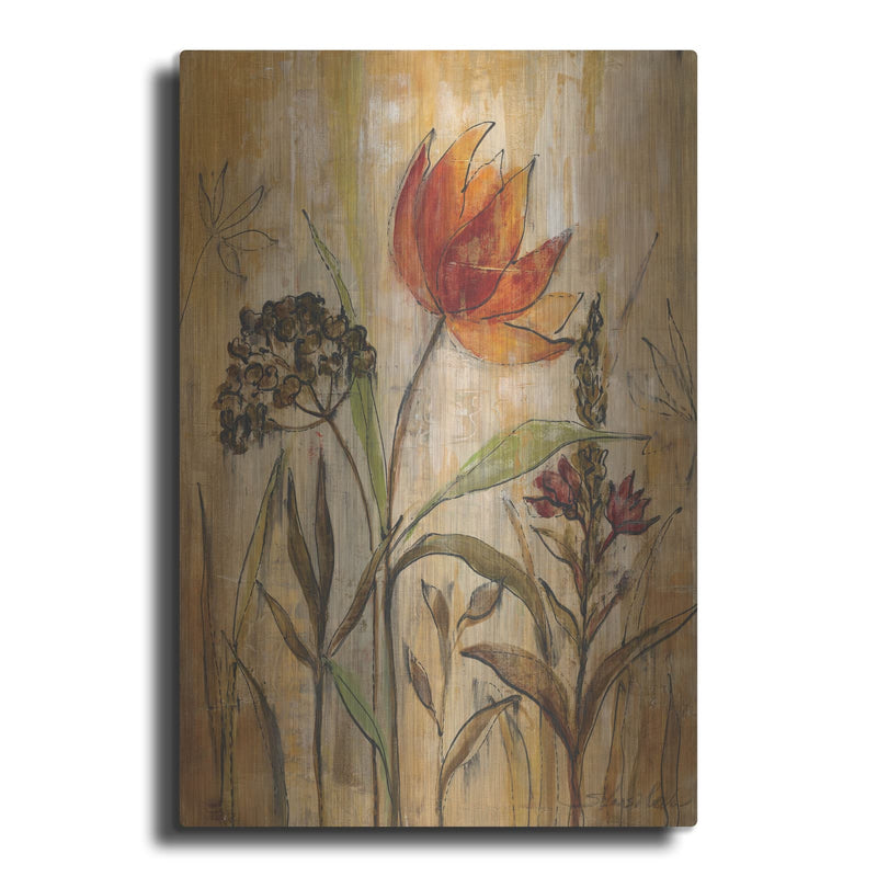 'Aquarelle Garden 1' by Silvia Vassileva – Metal Wall Art
