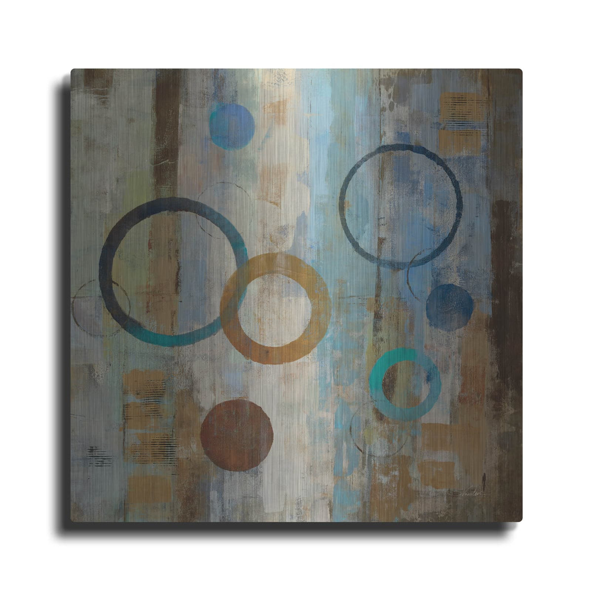 'Bubble Graffiti 2' by Silvia Vassileva – Metal Wall Art
