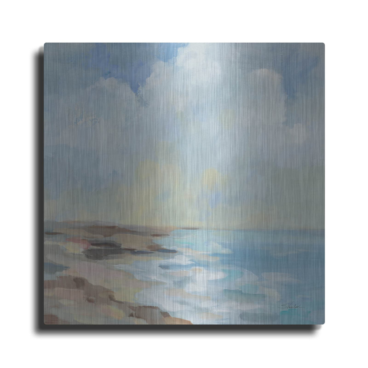 'By The Beach' by Silvia Vassileva – Metal Wall Art