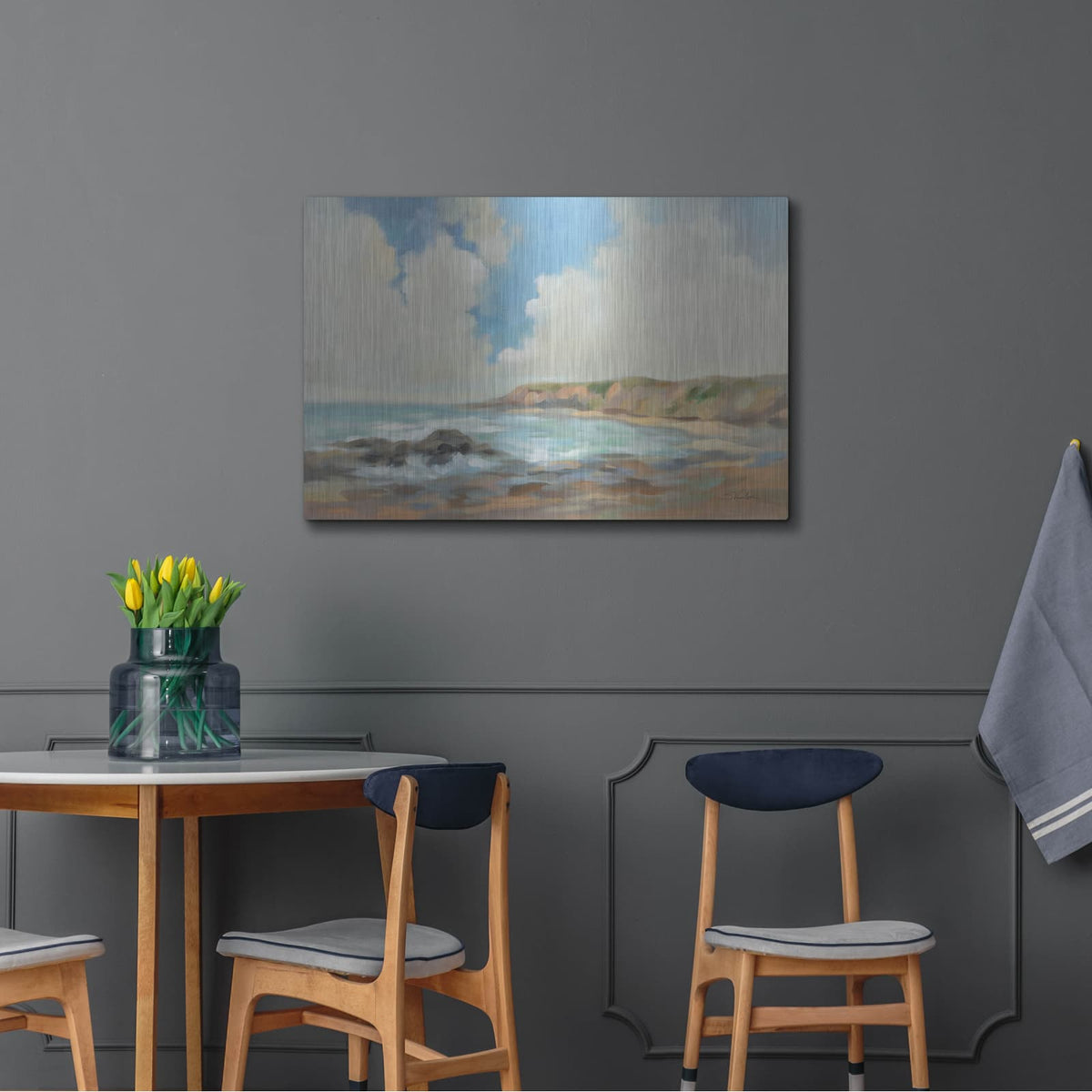 'California Coast Marine Layer' by Silvia Vassileva – Metal Wall Art, 36x24 room view