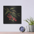 'Cerise No Words' by Silvia Vassileva – Metal Wall Art, 12x12 room view