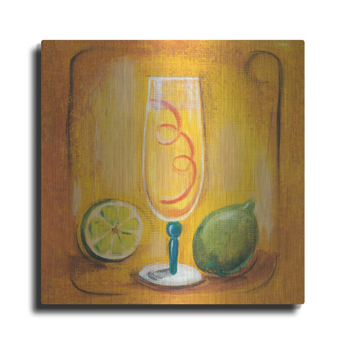'Cheers 6' by Silvia Vassileva – Metal Wall Art