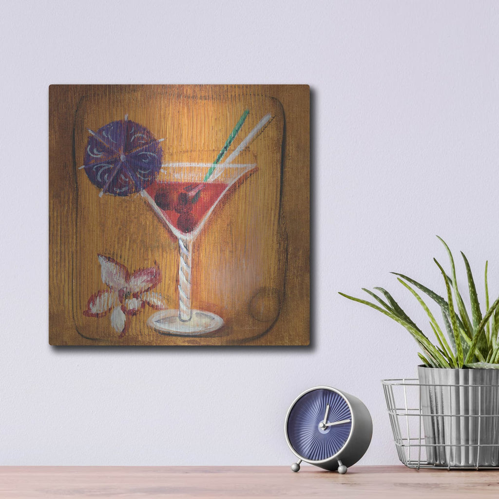 'Cheers 7' by Silvia Vassileva – Metal Wall Art, 12x12 room view