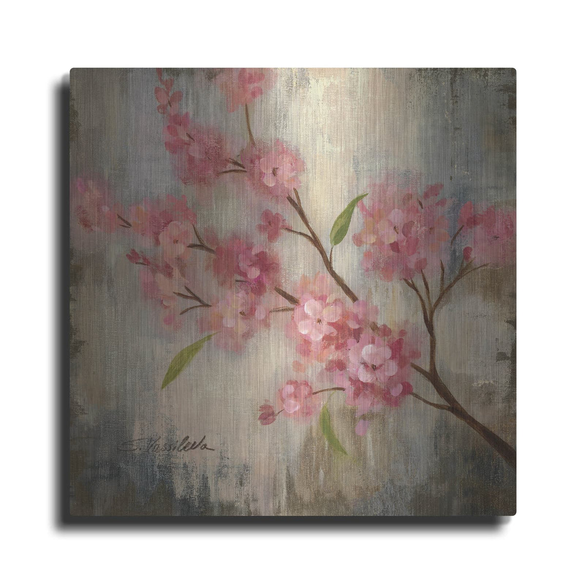 'Cherry Blossom 2' by Silvia Vassileva – Metal Wall Art