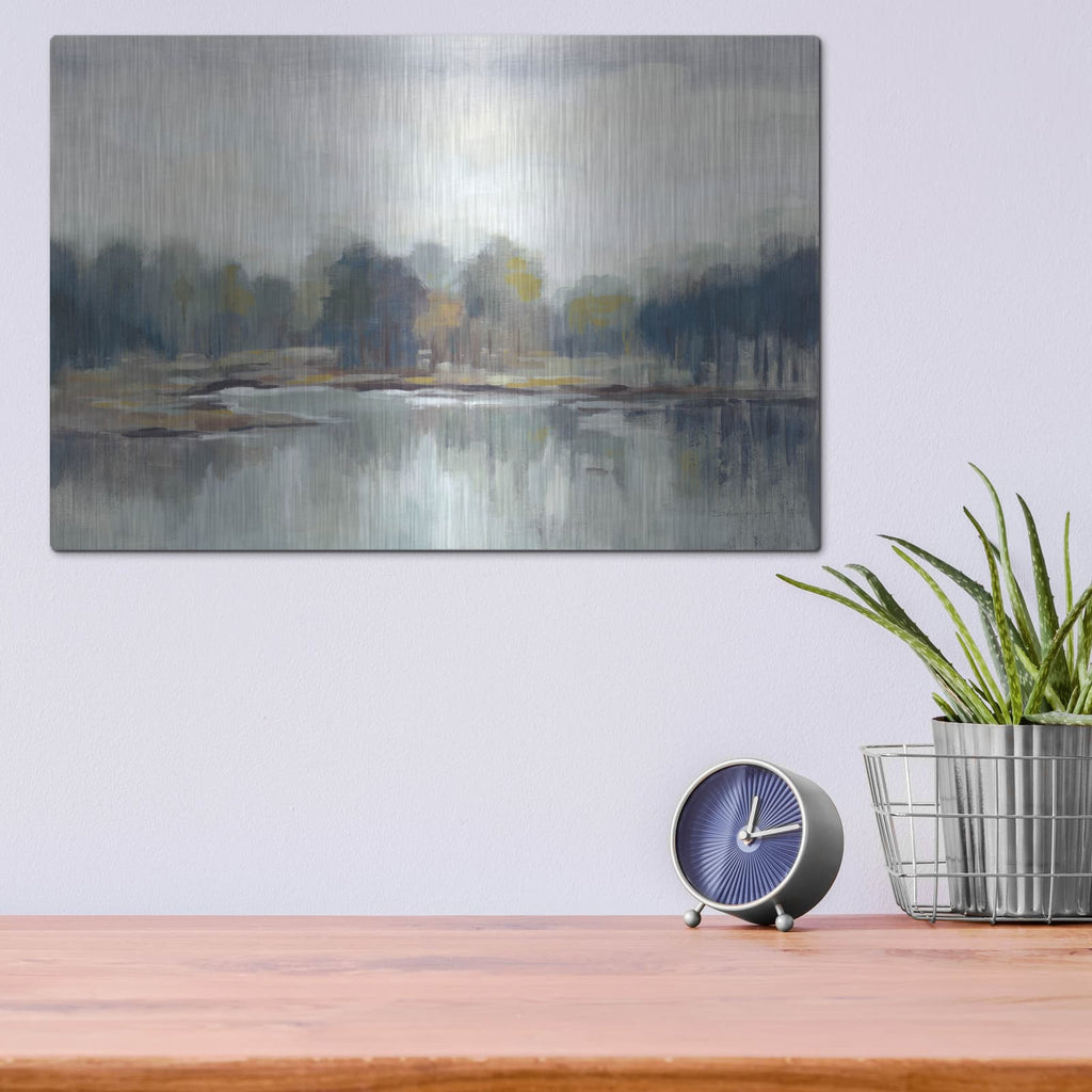 'Cool Spring Day Neutral' by Silvia Vassileva – Metal Wall Art, 16x12 room view