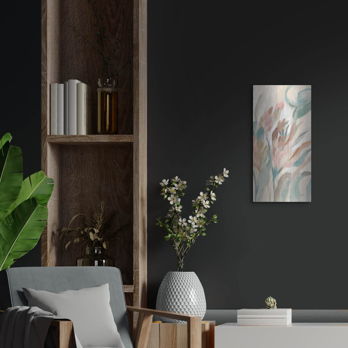 'Eden Breeze 3' by Silvia Vassileva – Metal Wall Art, 12x24 room view