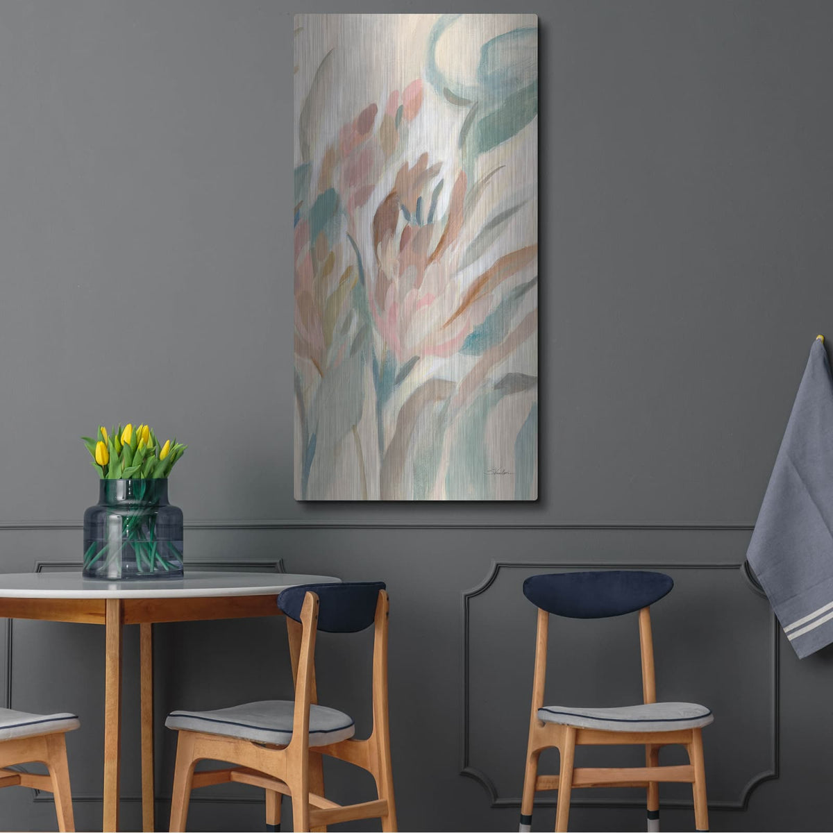 'Eden Breeze 3' by Silvia Vassileva – Metal Wall Art, 24x48 room view