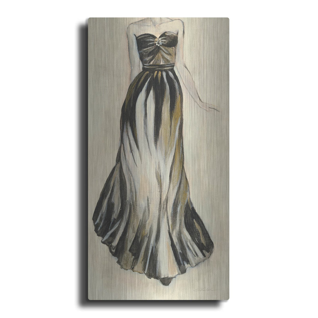 'Evening Gown 2 C' by Silvia Vassileva – Metal Wall Art