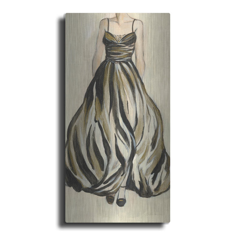'Evening Gown 3 C' by Silvia Vassileva – Metal Wall Art