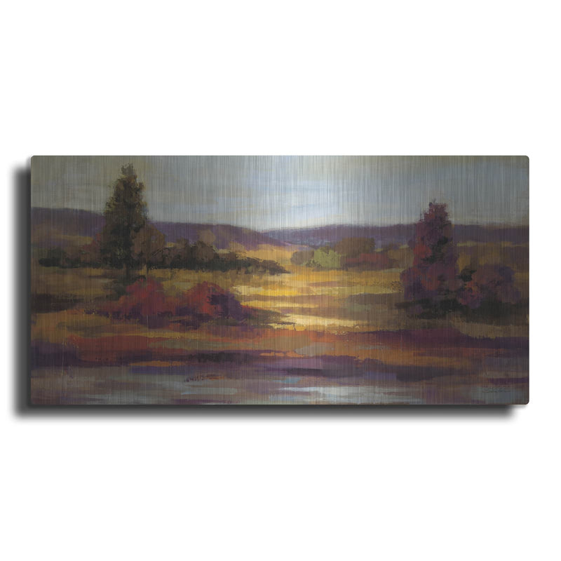 'Fall Riverside C' by Silvia Vassileva – Metal Wall Art