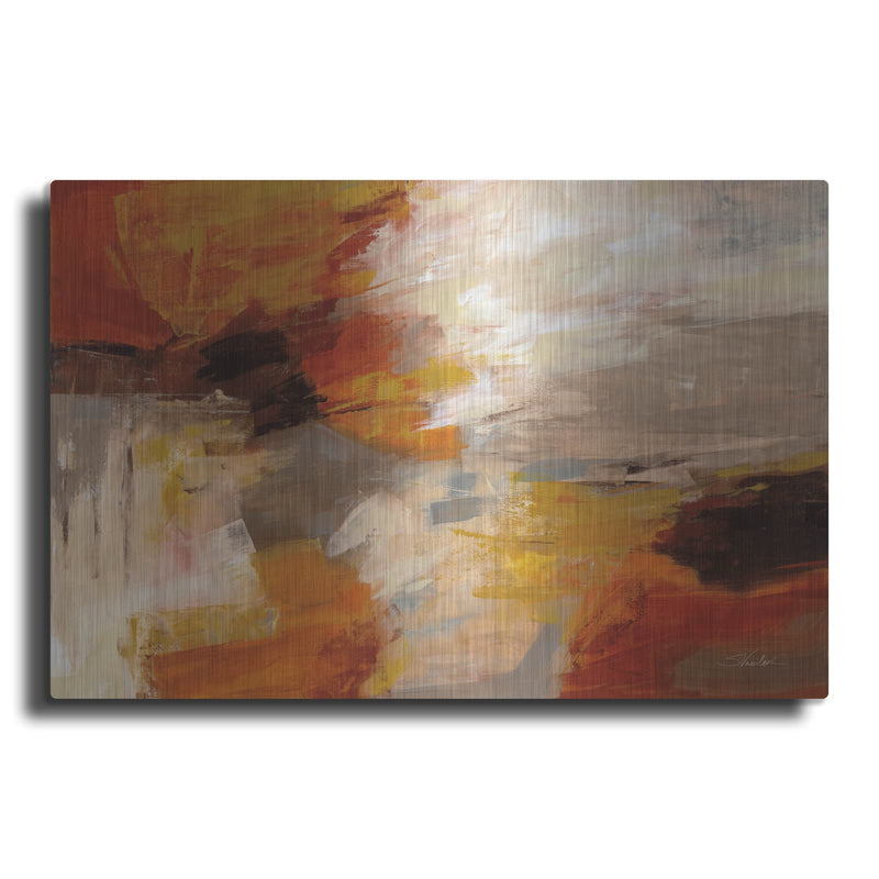 'Falling Leaves' by Silvia Vassileva – Metal Wall Art
