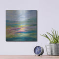 'Flower Hill 1' by Silvia Vassileva – Metal Wall Art, 12x12 room view