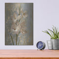 'Gladiola Blue' by Silvia Vassileva – Metal Wall Art, 12x16 room view
