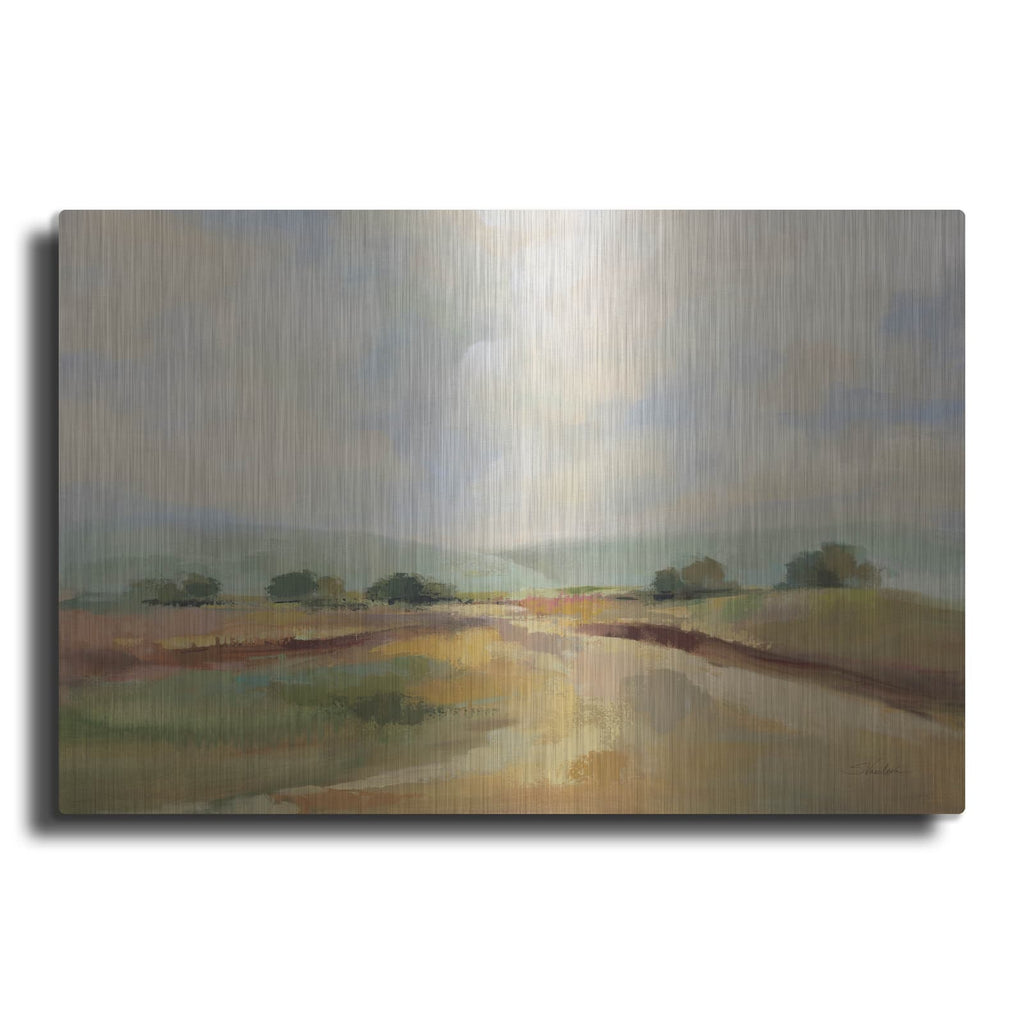 'Glowing Sky' by Silvia Vassileva – Metal Wall Art