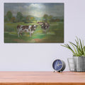 'Green Pasture' by Silvia Vassileva – Metal Wall Art, 16x12 room view