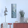 'Heron 2 Light' by Silvia Vassileva – Metal Wall Art, 12x36 room view