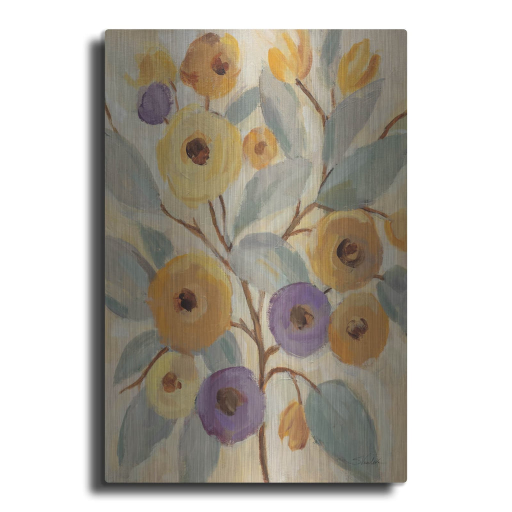 'Honeybloom Branches 1' by Silvia Vassileva – Metal Wall Art