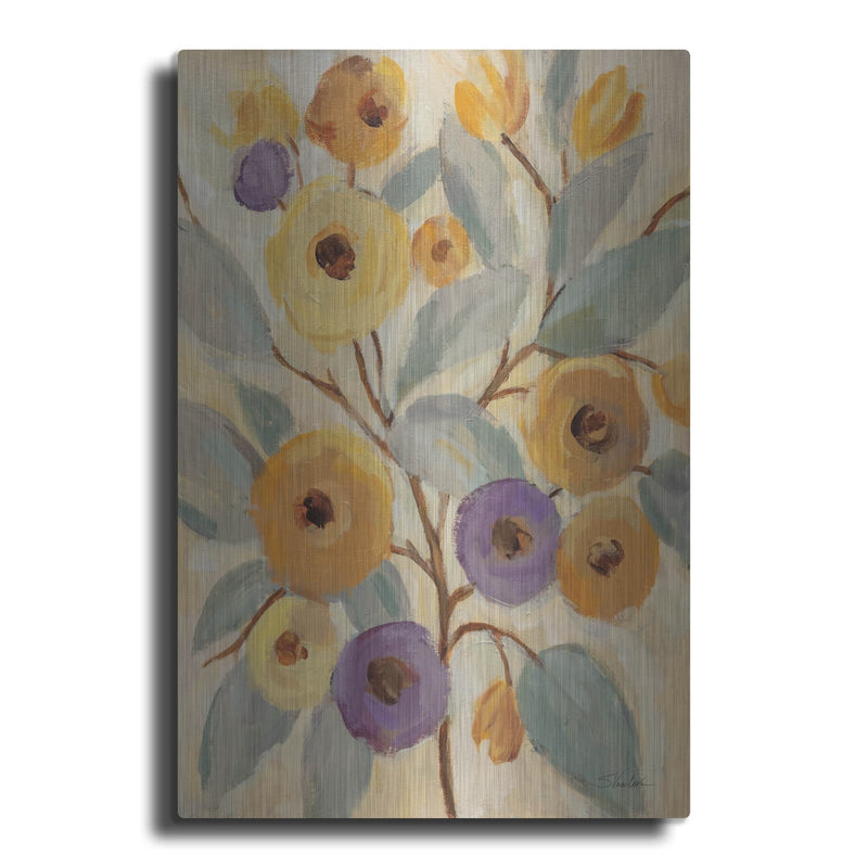'Honeybloom Branches 1' by Silvia Vassileva – Metal Wall Art