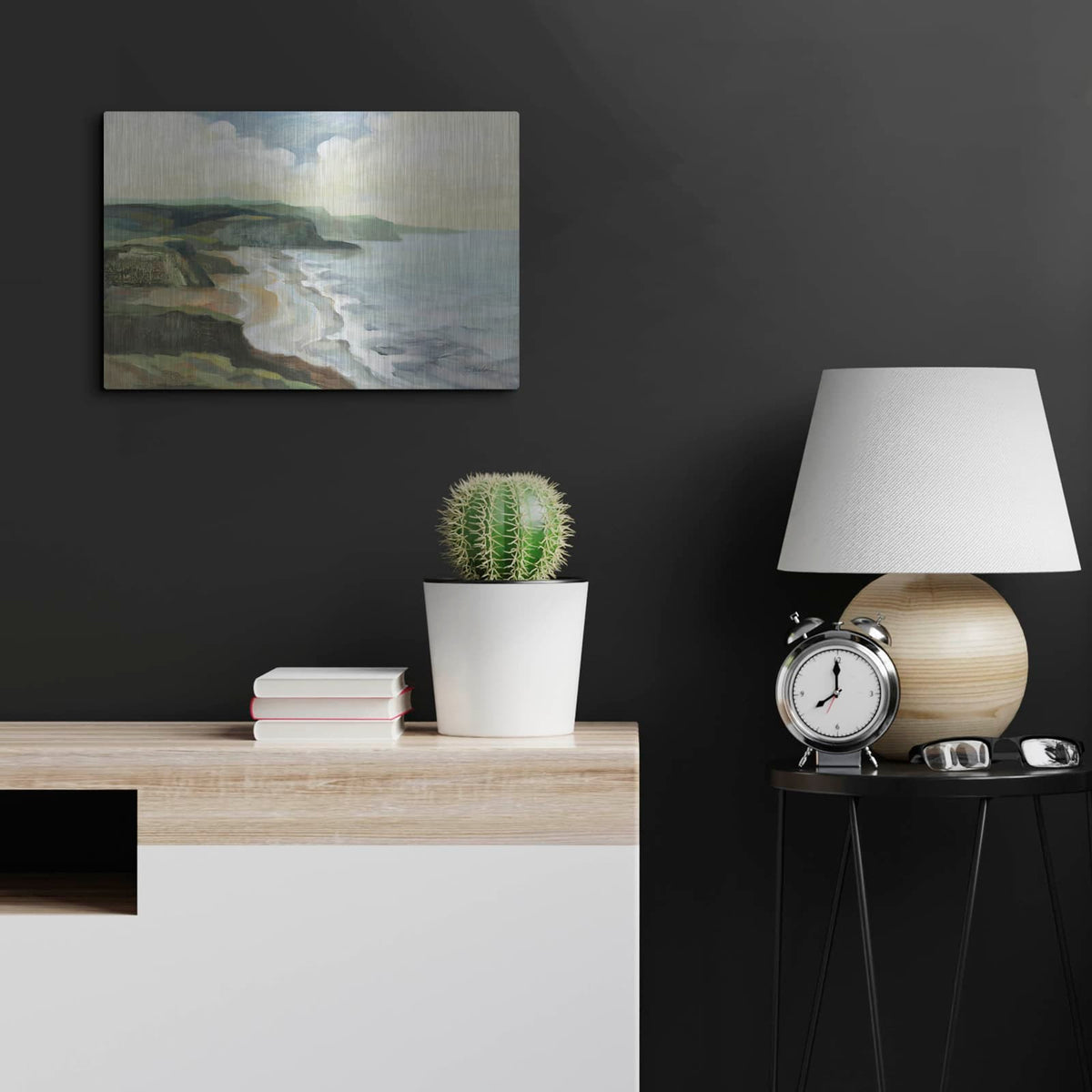 'Irish Coast' by Silvia Vassileva – Metal Wall Art, 24x16 room view