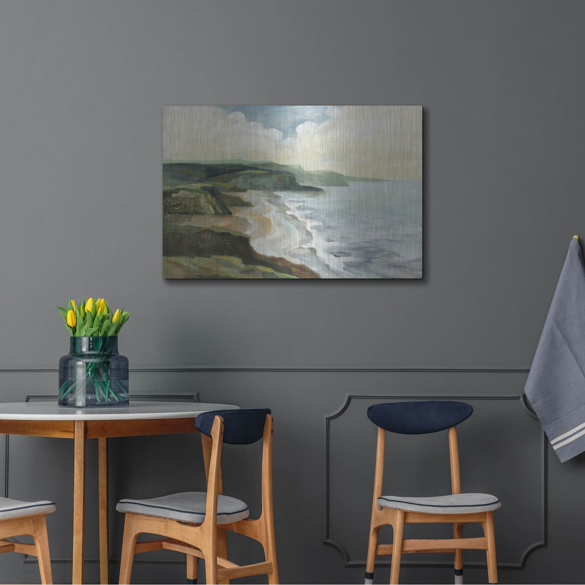 'Irish Coast' by Silvia Vassileva – Metal Wall Art, 36x24 room view