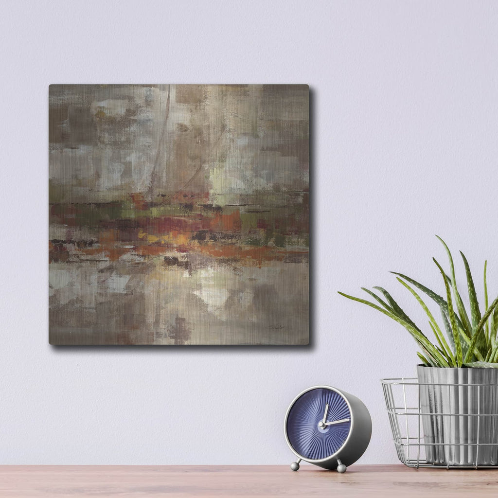 'Landing' by Silvia Vassileva – Metal Wall Art, 12x12 room view