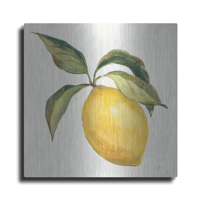 'Le Citron On Cream' by Silvia Vassileva – Metal Wall Art