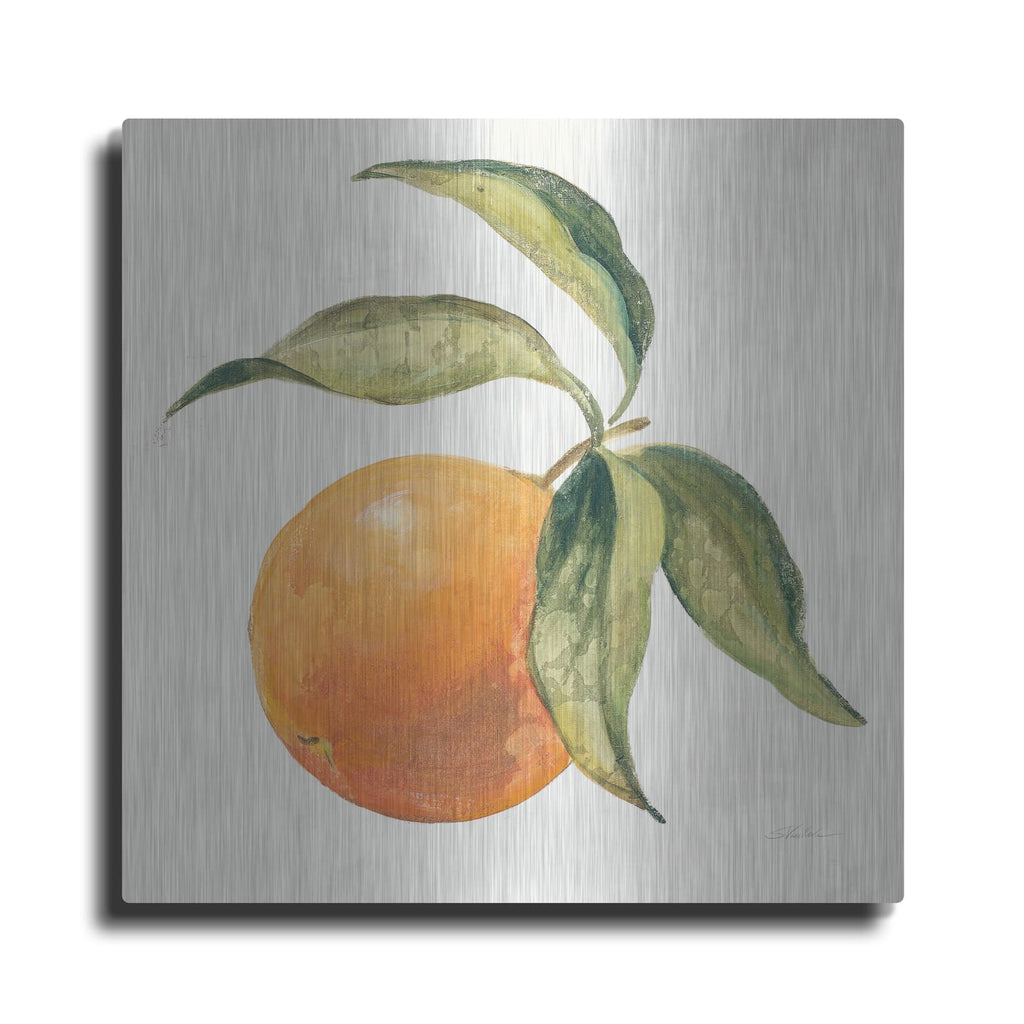 'Le Orange On Cream' by Silvia Vassileva – Metal Wall Art