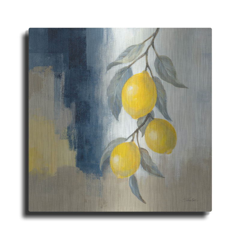 'Lemons From The South 2' by Silvia Vassileva – Metal Wall Art