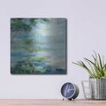 'Lily Pond 1' by Silvia Vassileva – Metal Wall Art, 12x12 room view