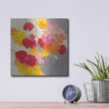 'Magenta Bloom 2' by Silvia Vassileva – Metal Wall Art, 12x12 room view