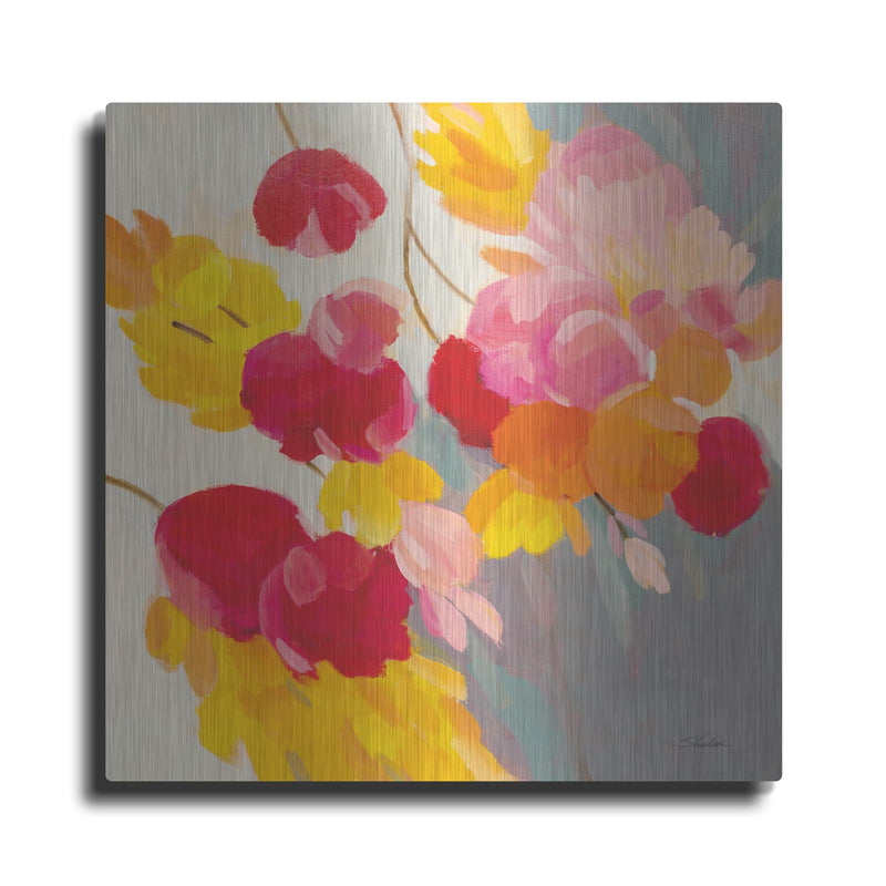 'Magenta Bloom 2' by Silvia Vassileva – Metal Wall Art