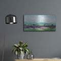 'May Lavender Field 1' by Silvia Vassileva – Metal Wall Art, 24x12 room view