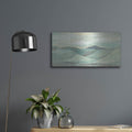 'Mint Hills' by Silvia Vassileva – Metal Wall Art, 24x12 room view