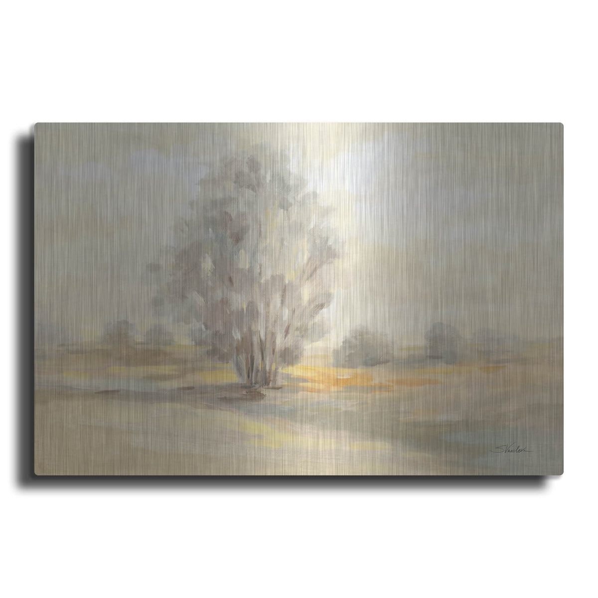 'Muted Light' by Silvia Vassileva – Metal Wall Art