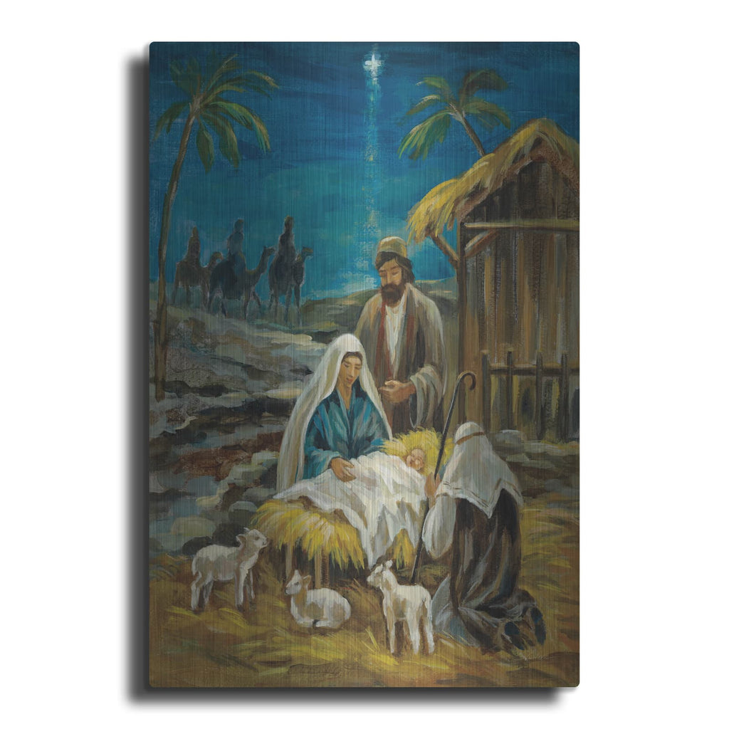 'Nativity Scene' by Silvia Vassileva – Metal Wall Art